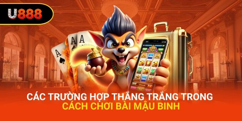 Các trường hợp thắng trắng trong cách chơi bài mậu binh